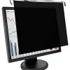Kensington® Snap2™ Monitor Privacy Screen Filter, 22" Widescreen, Black/Silver, K55779WW