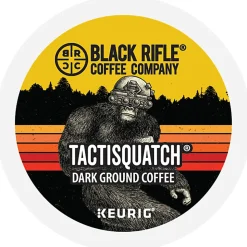 Keurig Black Rifle Coffee Company K-Cup Pods, Tactisquatch, Dark Roast, Pack Of 22 Pods