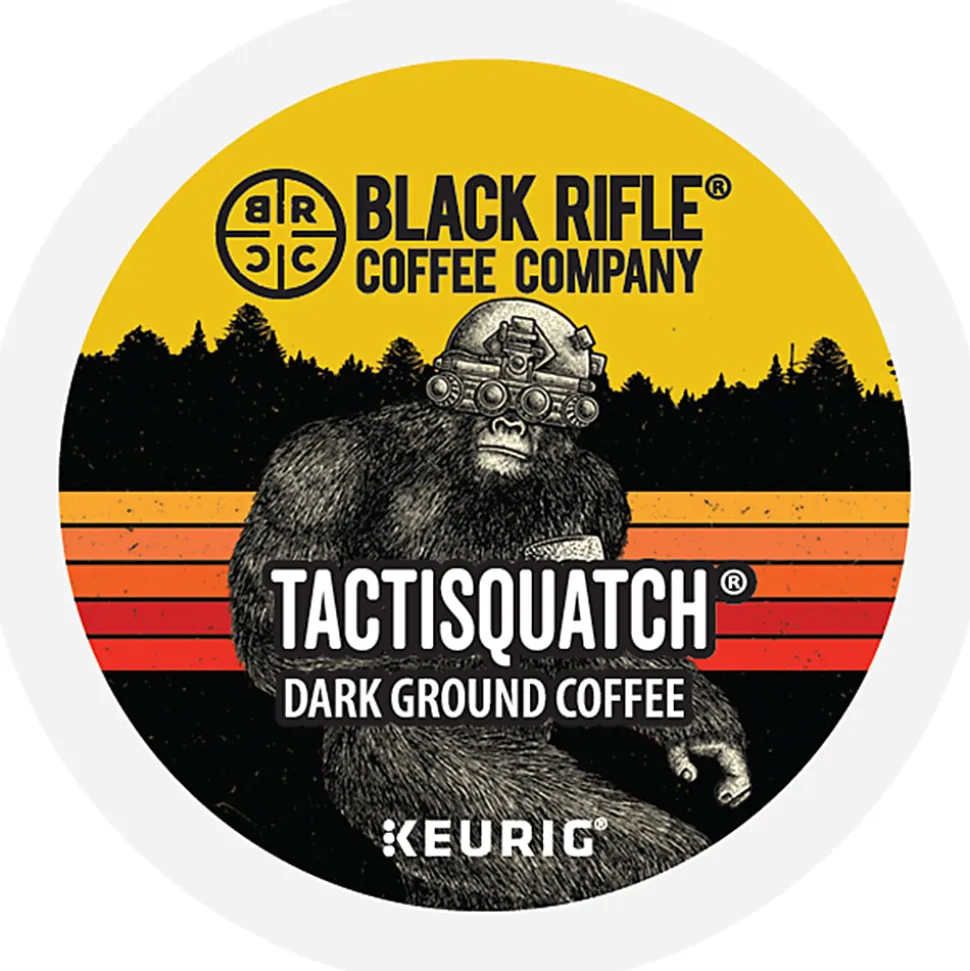 Keurig Black Rifle Coffee Company K-Cup Pods, Tactisquatch, Dark Roast, Pack Of 22 Pods