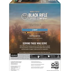 Keurig Black Rifle Coffee Company K-Cup Pods, Loyal Spirit, Light Roast, Pack Of 22 Pods
