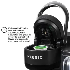 Keurig® Brew & Chill 10-Cup Programmable Coffeemaker, Black