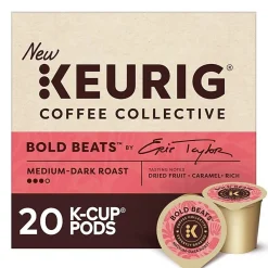 Keurig Coffee Collective Bold Beats Single-Serve K-Cup Pods, Medium-Dark Roast Coffee, 20 Count