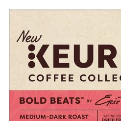 Keurig Coffee Collective Bold Beats Single-Serve K-Cup Pods, Medium-Dark Roast Coffee, 8 Count