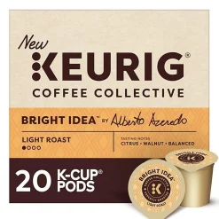 Keurig Coffee Collective Bright Idea Single-Serve K-Cup Pods, Light Roast Coffee, 20 Count