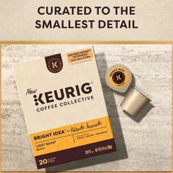 Keurig Coffee Collective Bright Idea Single-Serve K-Cup Pods, Light Roast Coffee, 20 Count