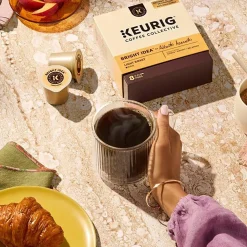 Keurig Coffee Collective Bright Idea Single-Serve K-Cup Pods, Light Roast Coffee, 80 Count (4 Packs of 20)