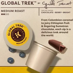 Keurig Coffee Collective Global Trek Single-Serve K-Cup Pods, Medium Roast Coffee, 20 Count