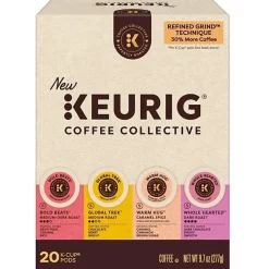 Keurig Coffee Collective Variety Pack Single-Serve K-Cup Pods, 20 Count