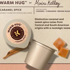 Keurig Coffee Collective Warm Hug Caramel Spice Single-Serve K-Cup Pods, Light Roast Coffee, 8 Count