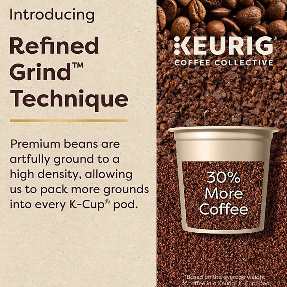 Keurig Coffee Collective Whole Hearted Single-Serve K-Cup Pods, Dark Roast Coffee, 8 Count