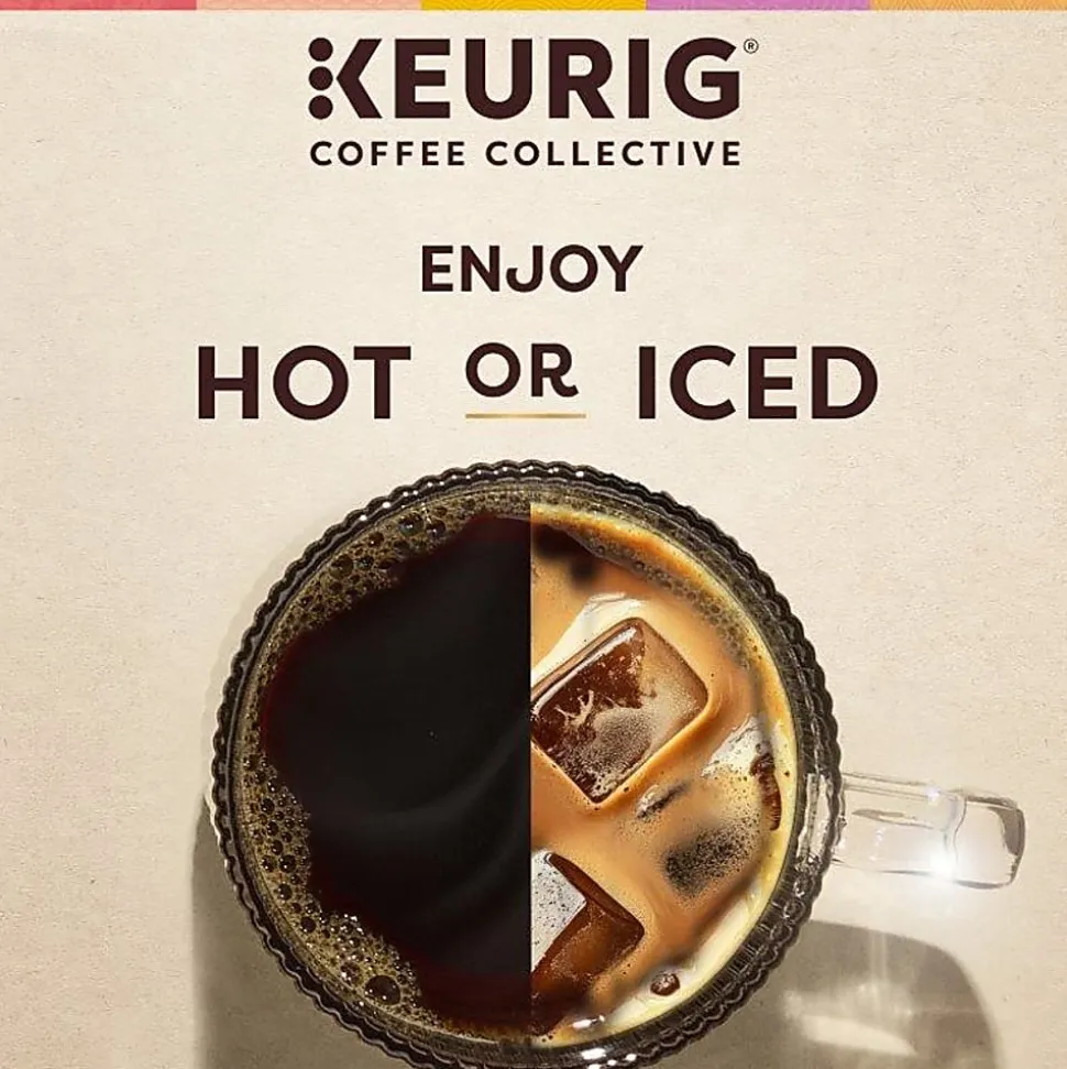 Keurig Coffee Collective Whole Hearted Single-Serve K-Cup Pods, Dark Roast Coffee, 8 Count