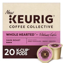Keurig Coffee Collective Whole Hearted Single-Serve K-Cup Pods, Dark Roast Coffee, 20 Count