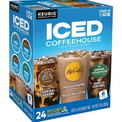 Keurig ICED Coffeehouse K-Cup® Pod Collection Variety Pack, Box Of 24 Pods