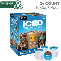 Keurig ICED Coffeehouse K-Cup® Pod Collection Variety Pack, Box Of 24 Pods