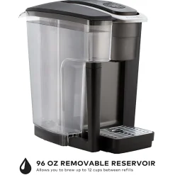 Keurig®K-1550 Brewer, 96oz Reservoir, Single Serve K-Cup® Pod Small Business Coffee Maker, Black