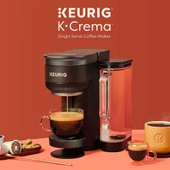 Keurig K-Crema Single Serve Coffee Maker, Black