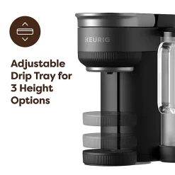 Keurig K-Crema Single Serve Coffee Maker, Black