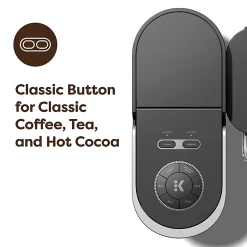 Keurig K-Crema Single Serve Coffee Maker, Black