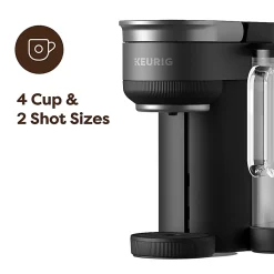 Keurig K-Crema Single Serve Coffee Maker, Black