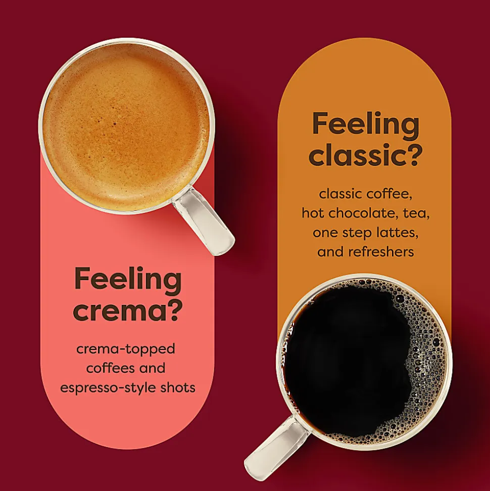 Keurig K-Crema Single Serve Coffee Maker, Black