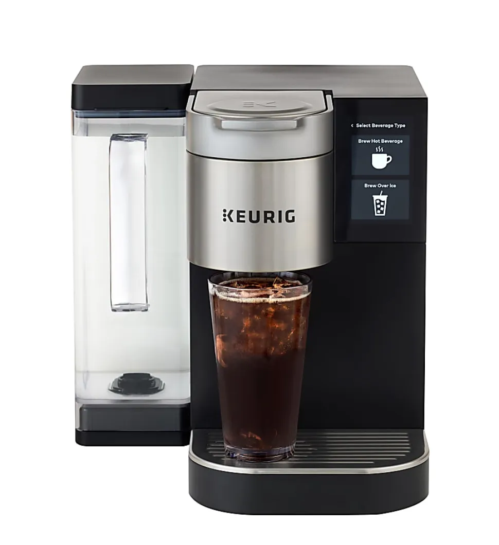 Keurig® K-2550® Single-Serve Commercial K-Cup® Pod Coffee Maker With 110oz Water Reservoir Bundle, Black/Silver