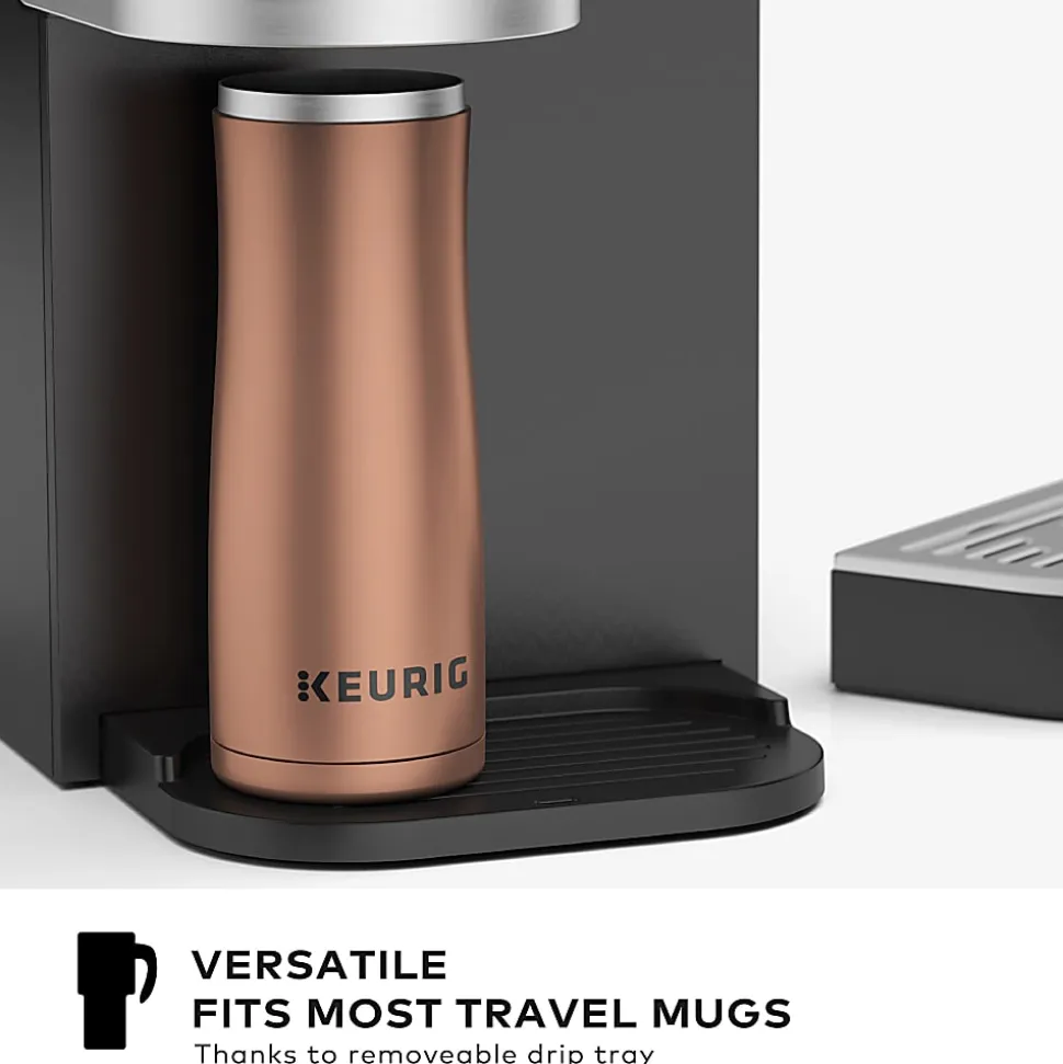 Keurig® K-2550® Single-Serve Commercial K-Cup® Pod Coffee Maker With 110oz Water Reservoir Bundle, Black/Silver