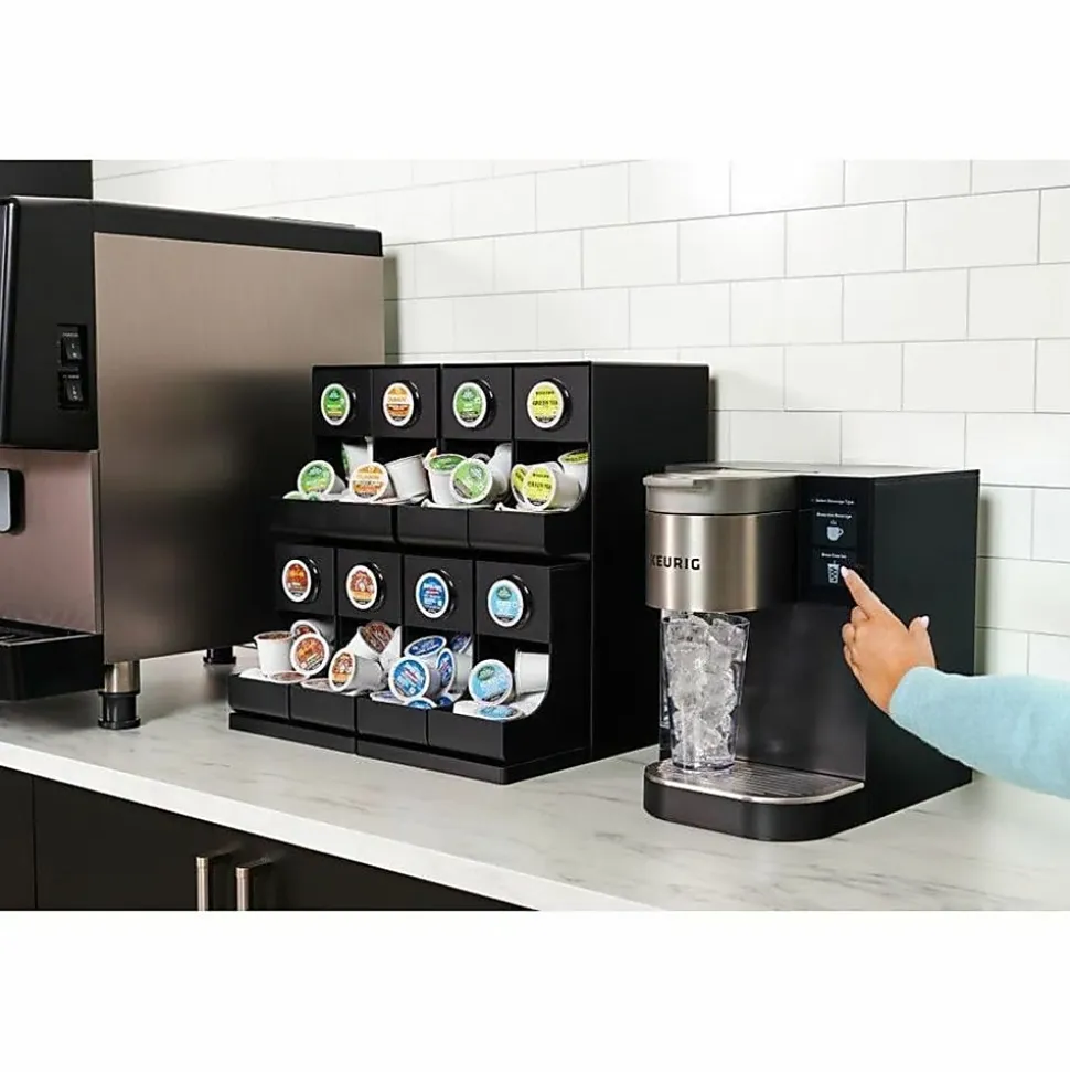 Keurig® K-2550® Single-Serve Commercial K-Cup® Pod Coffee Maker With 110oz Water Reservoir Bundle, Black/Silver
