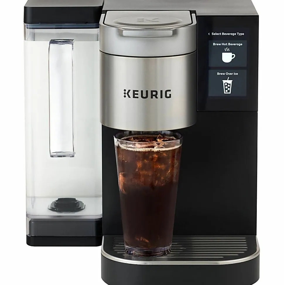 Keurig® K-2550® Single-Serve Commercial K-Cup® Pod Coffee Maker With 110oz Water Reservoir Bundle, Black/Silver