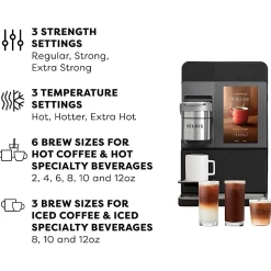 Keurig® K-4500™ Single-Serve K-Cup® Pod Cafe System for Large Workplaces makes Coffee, Tea, Cappuccinos and Lattes, Black
