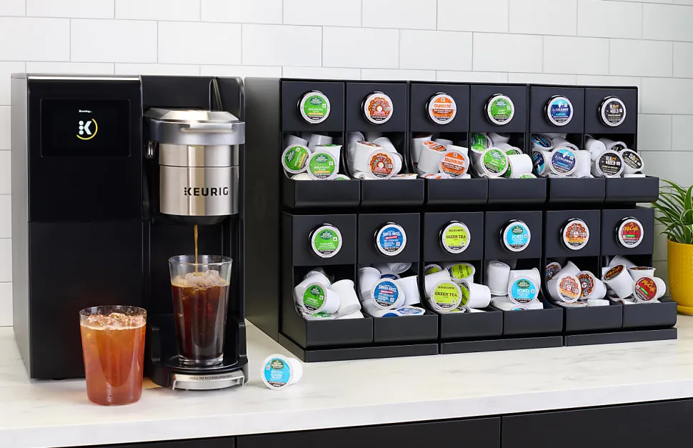 Keurig® K-3550® Single-Serve K-Cup® Pod Coffee Maker for Large Workplaces, Black/Silver