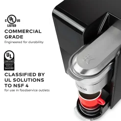 Keurig® K-3550® Single-Serve K-Cup® Pod Coffee Maker for Large Workplaces, Black/Silver
