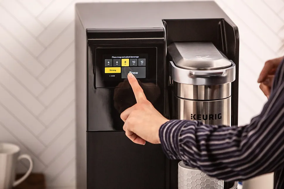 Keurig® K-3550® Single-Serve K-Cup® Pod Coffee Maker for Large Workplaces, Black/Silver