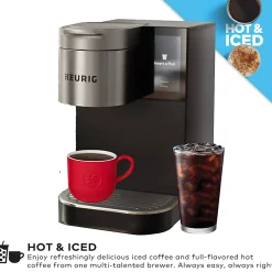 Keurig® K-2550® Single-Serve K-Cup® Pod Medium Workplace Coffee Maker, Plumbed, Silver/Black