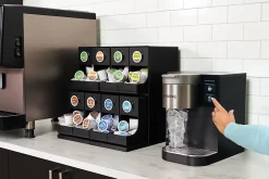 Keurig® K-2550® Single-Serve K-Cup® Pod Medium Workplace Coffee Maker, Plumbed, Silver/Black