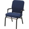 KFI Studios Big And Tall Stacking Chair, Navy