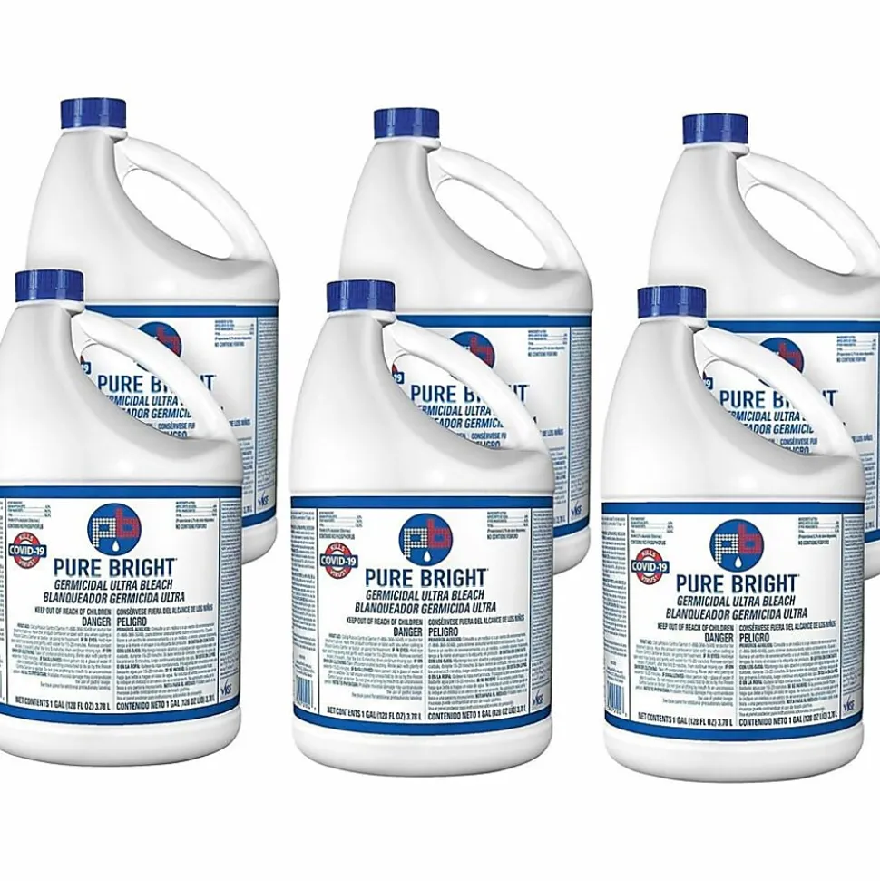 Kik Ultra-Germicidal Bleach, 1 Gallon, Case Of 6