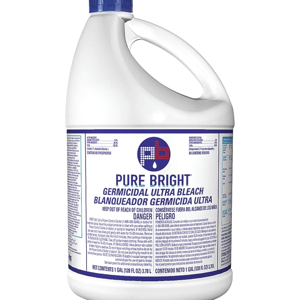 Kik Ultra-Germicidal Bleach, 1 Gallon, Case Of 6