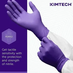 Kimberly-Clark® Safeskin Purple Nitrile Exam Gloves, Extra-Small, Purple, Box Of 100