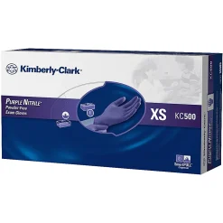 Kimberly-Clark® Safeskin Purple Nitrile Exam Gloves, Extra-Small, Purple, Box Of 100