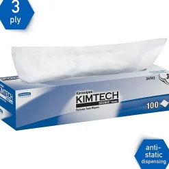 KIMTECH Delicate Task Wipers - Pop-Up Box - For Laboratory - Absorbent - White/ - 1 Box