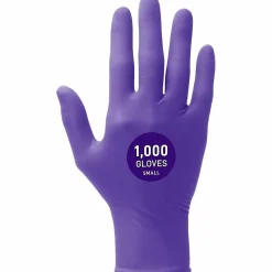 KIMTECH Kimberly Clark Safeskin Purple Nitrile Exam Gloves, Small, Purple, Box Of 100