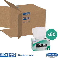 KIMTECH Kimwipes 1-Ply Delicate Task Wipers, 4-7/16