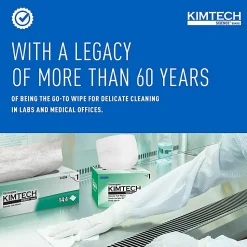 KIMTECH Kimwipes 1-Ply Delicate Task Wipers, 4-7/16