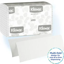 Kleenex® Multi-Fold 1-Ply Paper Towels, 150 Per Pack, Case Of 4 Packs