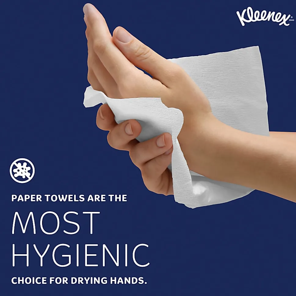 Kleenex® Multi-Fold 1-Ply Paper Towels, 150 Sheets per Bundle, 8 Bundles per Carton, 1200 Sheets Total