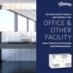 Kleenex® Multi-Fold 1-Ply Paper Towels, 150 Sheets per Bundle, 8 Bundles per Carton, 1200 Sheets Total