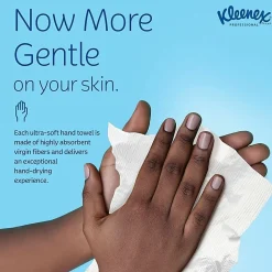 Kleenex®1-Ply Hand Towels in a Pop-Up Box, 120 Sheets Per Box, Pack Of 18 Boxes