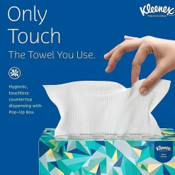 Kleenex® 1-Ply Paper Towels In A Pop-Up Box, Pack Of 120 Sheets