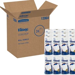 Kleenex® Premier 1-Ply Paper Towels , Perforated, 70 Sheets Per Roll, Pack of 24 Rolls