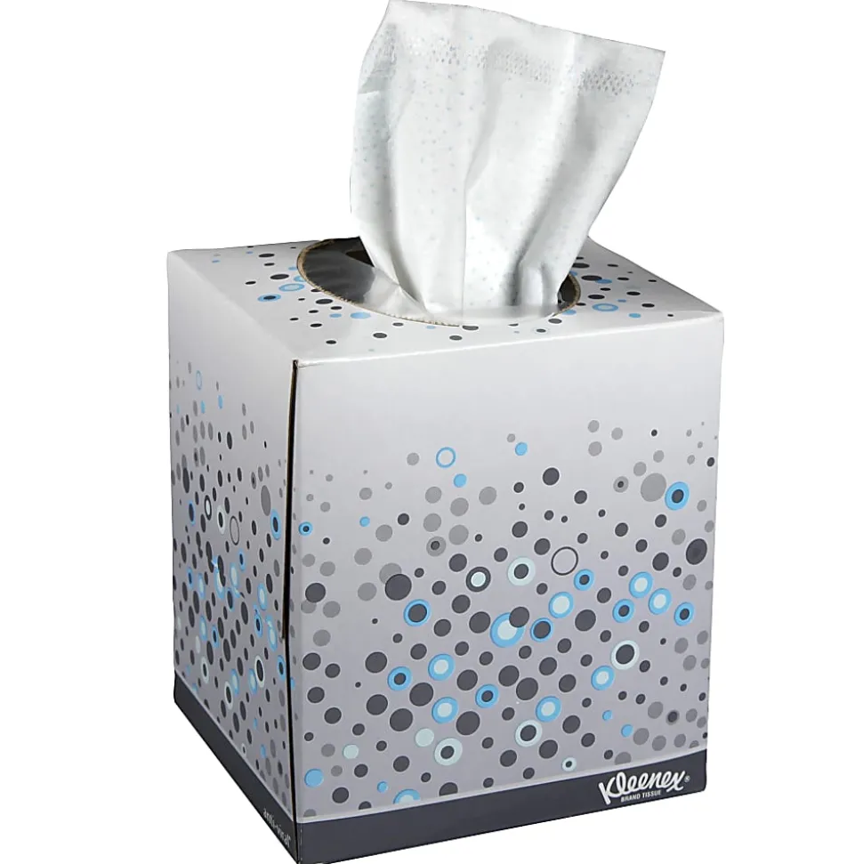 Kleenex® Professional Anti-Viral 3-Ply Facial Tissues, White, 55 Tissues Per Box, Pack Of 3 Boxes